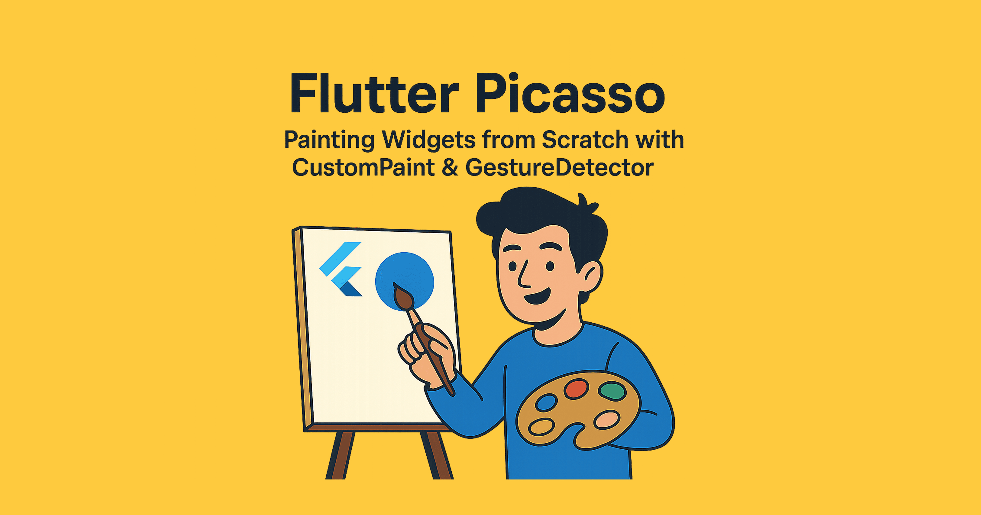 Flutter CustomPaint and GestureDetector: Draw Custom Widgets and Handle Touch Input