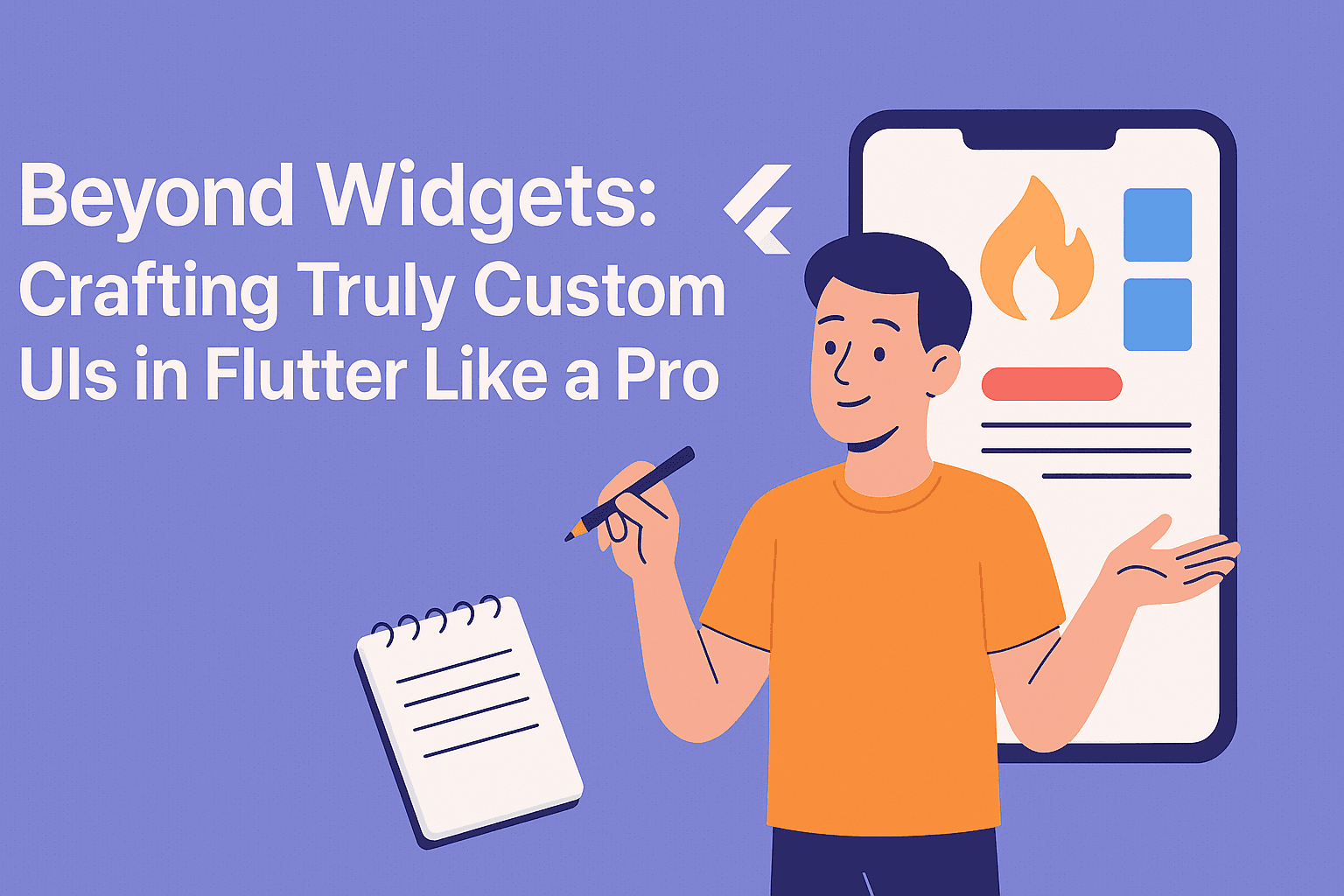 🎨 Beyond Widgets: Crafting Truly Custom UIs in Flutter Like a Pro